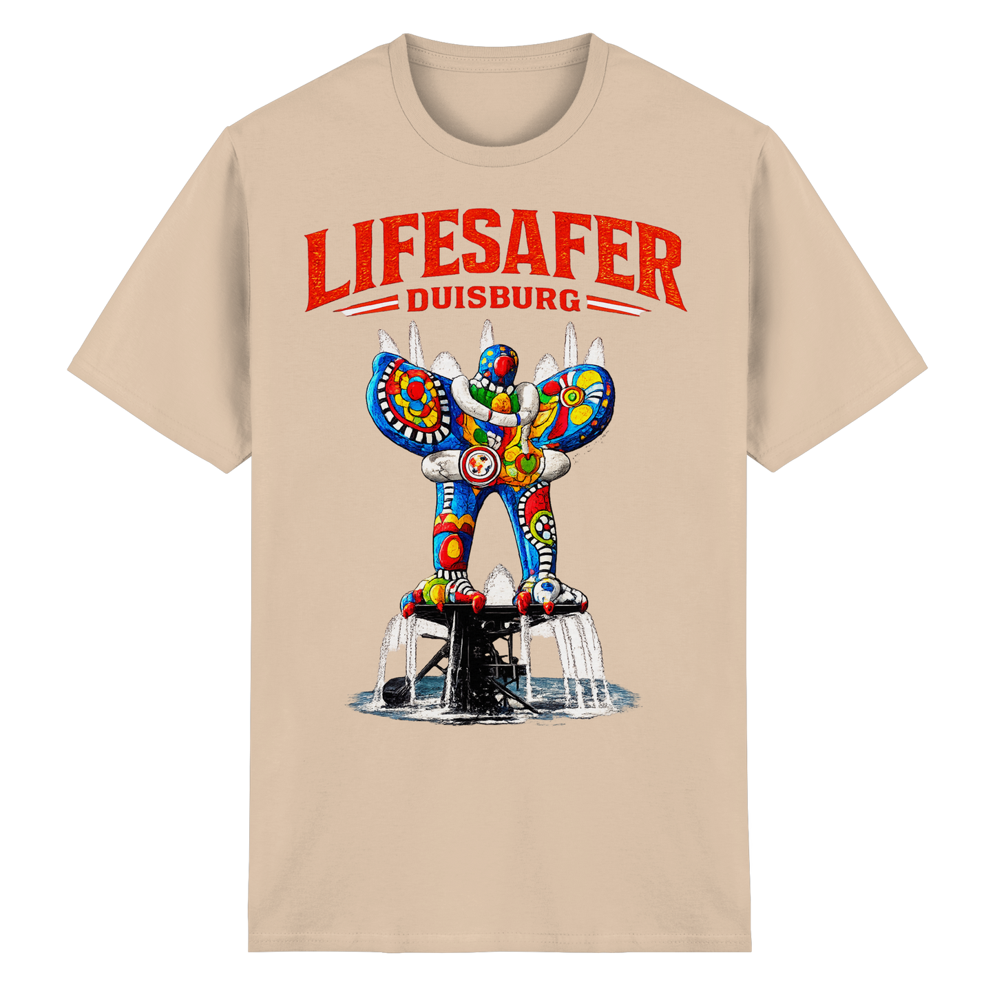 LIFESAFER Duisburg – Brunnen Edition - Heavy Cotton T-Shirt