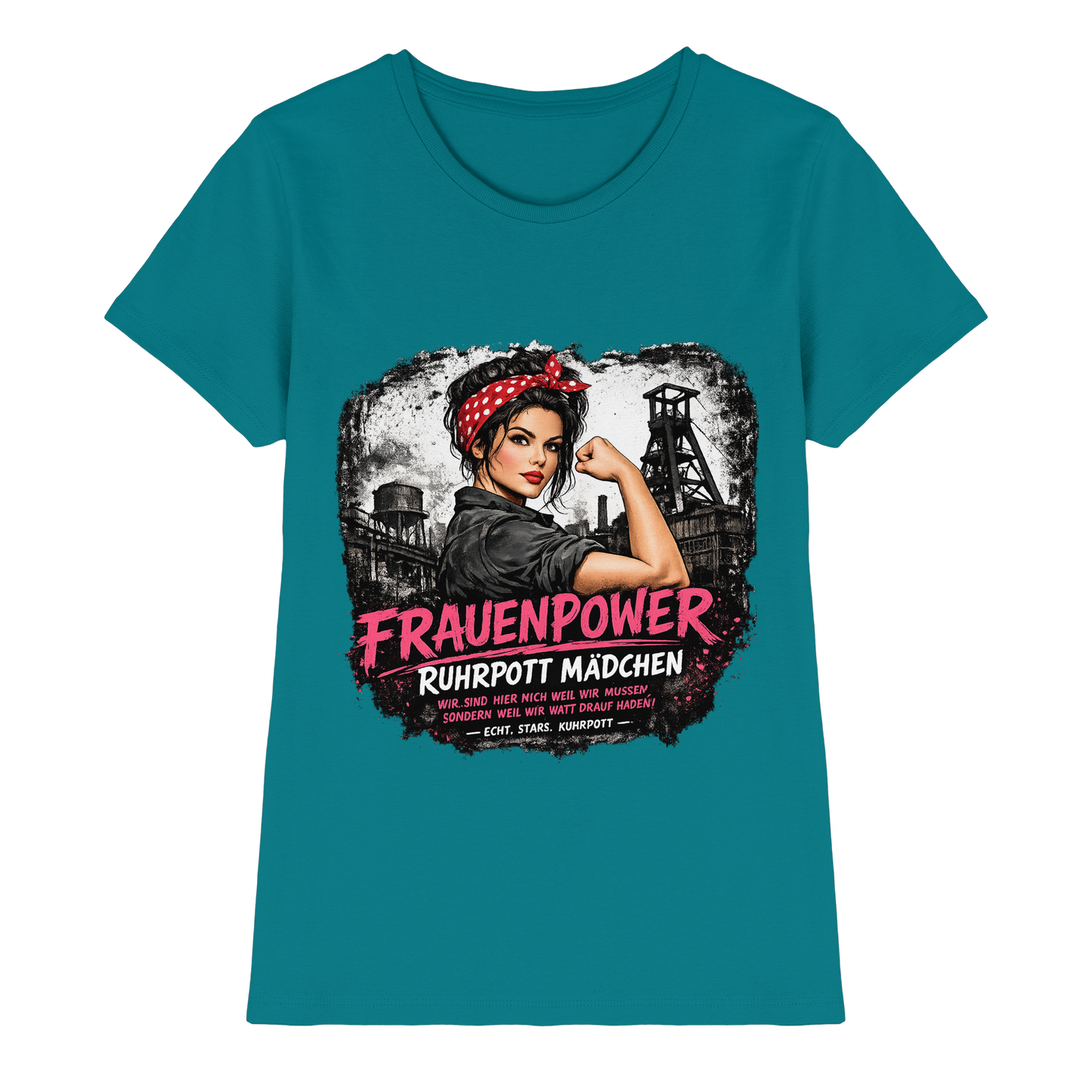 Frauenpower Ruhrpott Mädchen - Ladies Premium Shirt