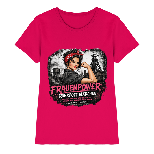Frauenpower Ruhrpott Mädchen - Ladies Premium Shirt