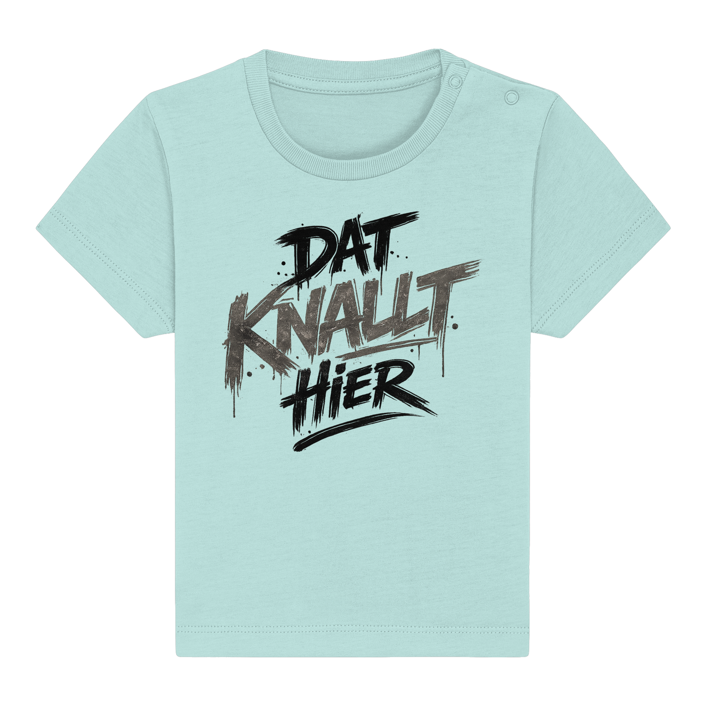 DAT KNALLT HIER – Ruhrpott Graffiti - Baby Organic Shirt