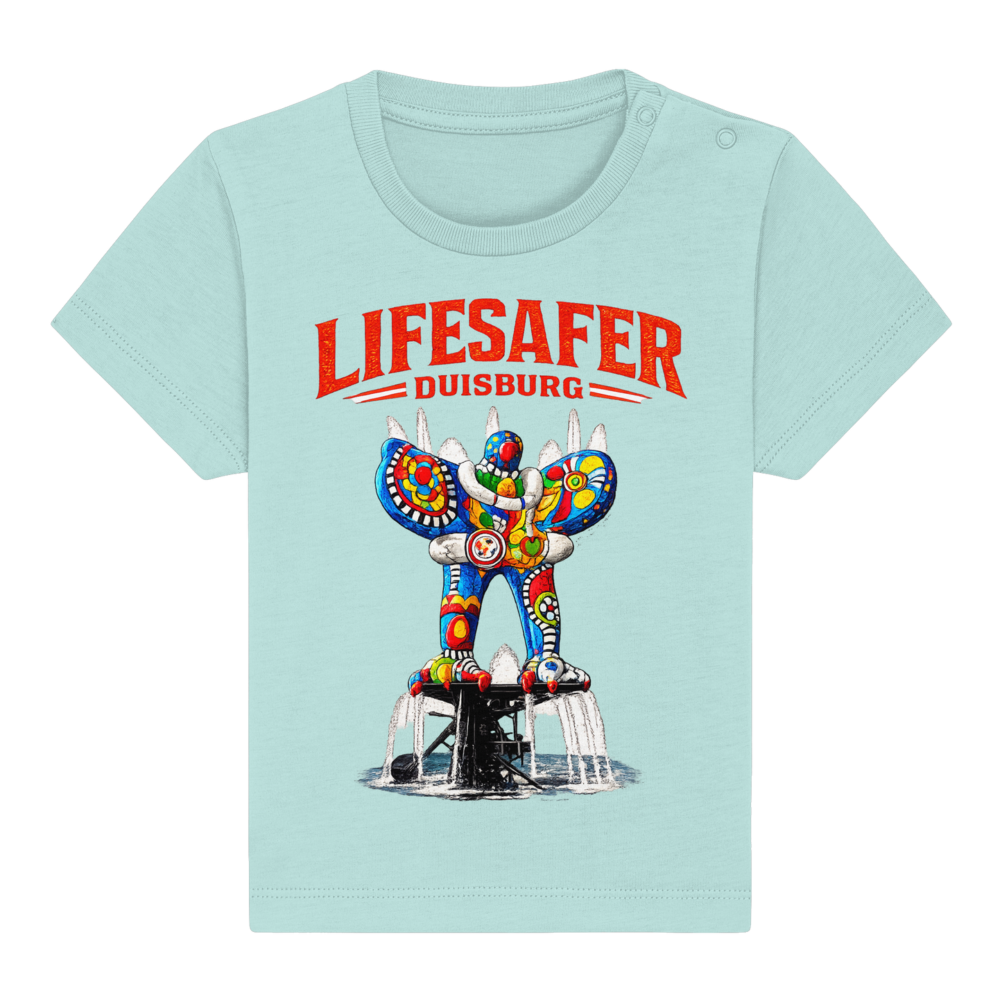 LIFESAFER Duisburg – Brunnen Edition - Baby Organic Shirt