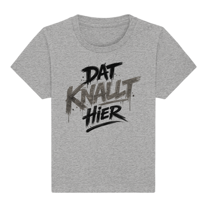 DAT KNALLT HIER – Ruhrpott Graffiti - Baby Organic Shirt
