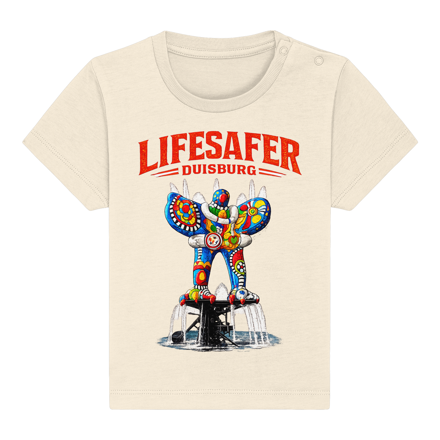 LIFESAFER Duisburg – Brunnen Edition - Baby Organic Shirt