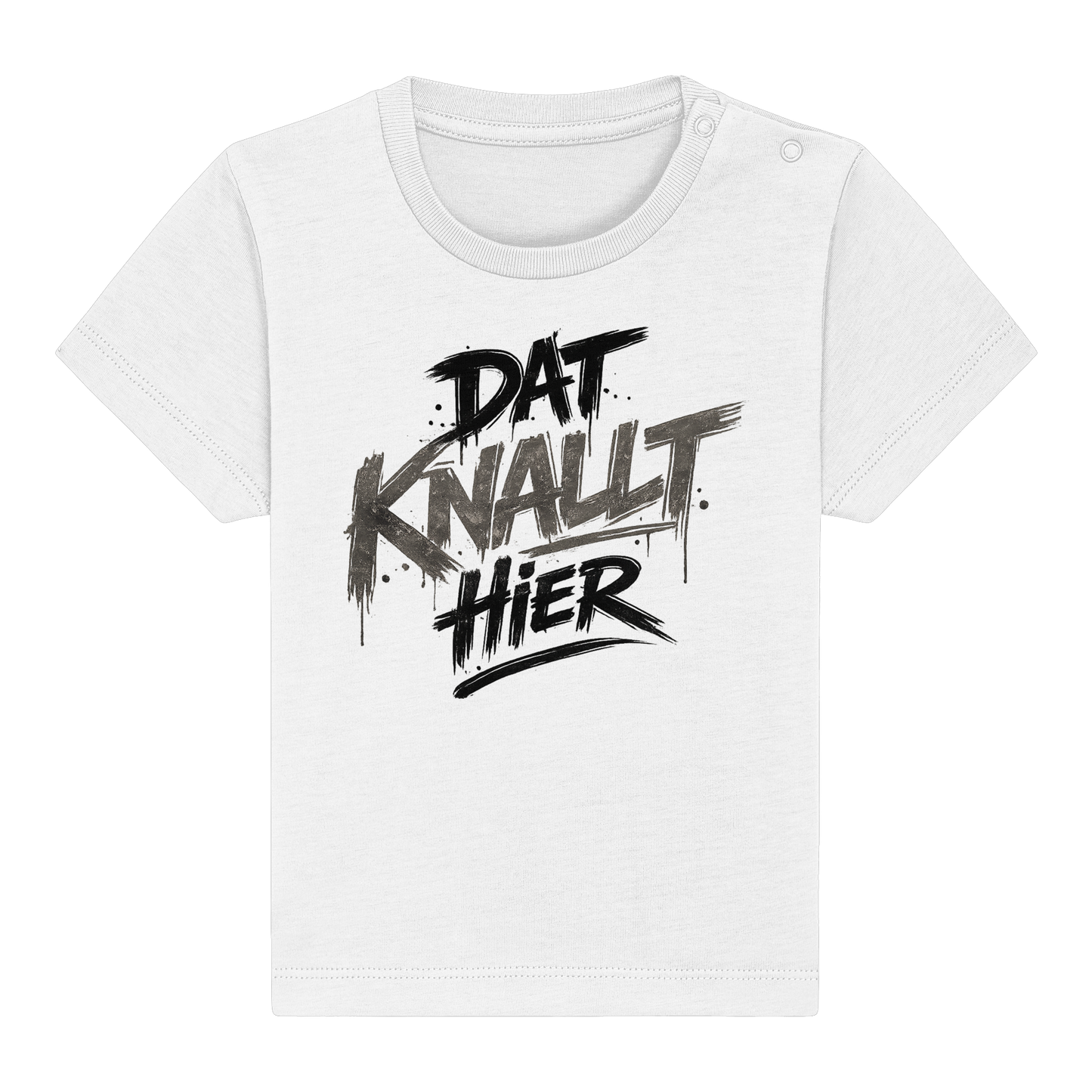 DAT KNALLT HIER – Ruhrpott Graffiti - Baby Organic Shirt