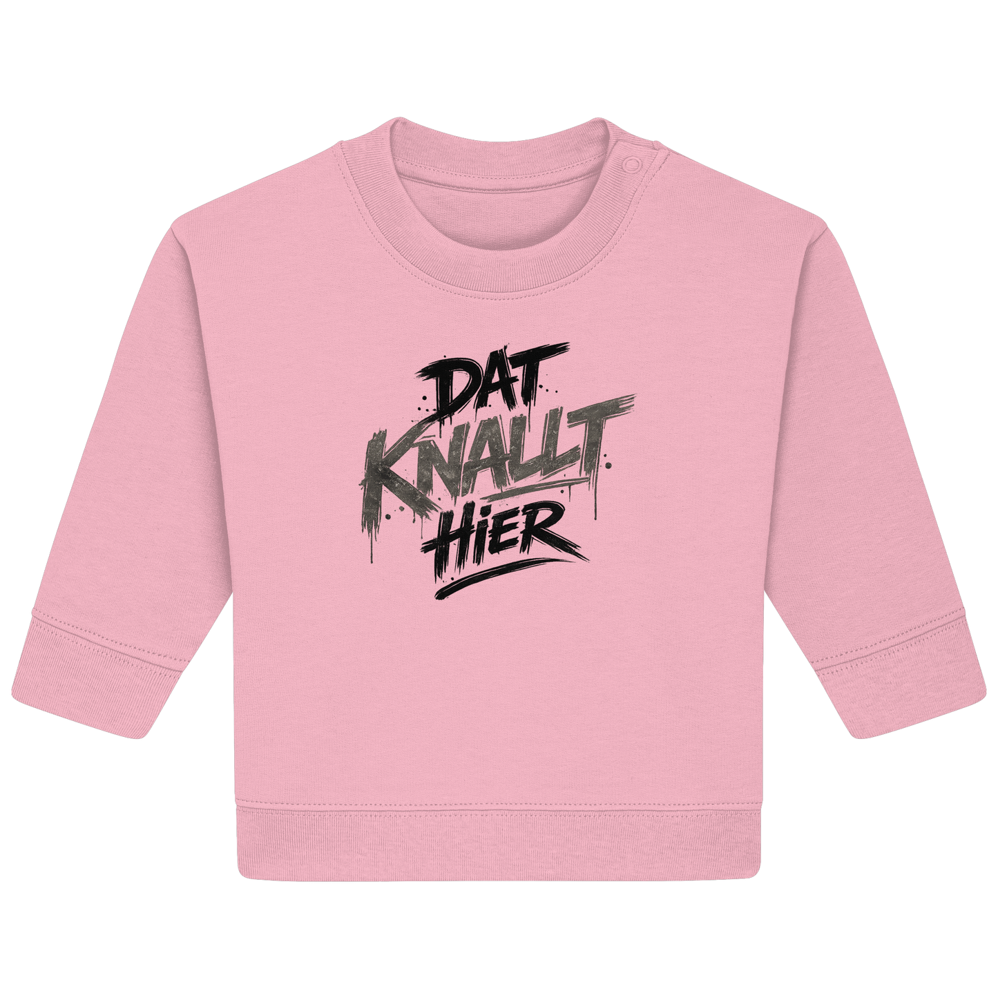 DAT KNALLT HIER – Ruhrpott Graffiti - Baby Organic Sweatshirt