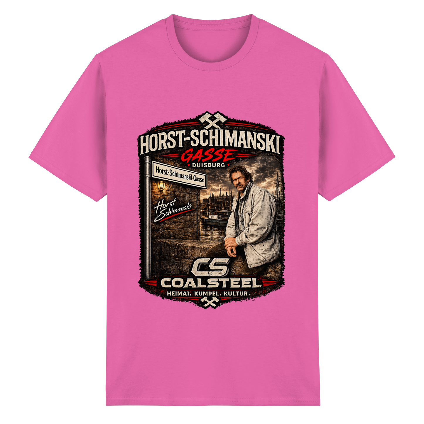Horst Schimanski Gasse DUISBURG - Heavy Cotton T-Shirt