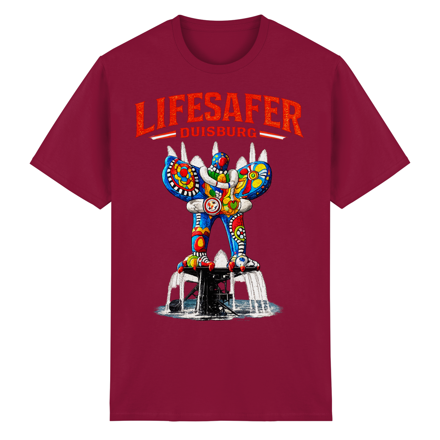 LIFESAFER Duisburg – Brunnen Edition - Heavy Cotton T-Shirt
