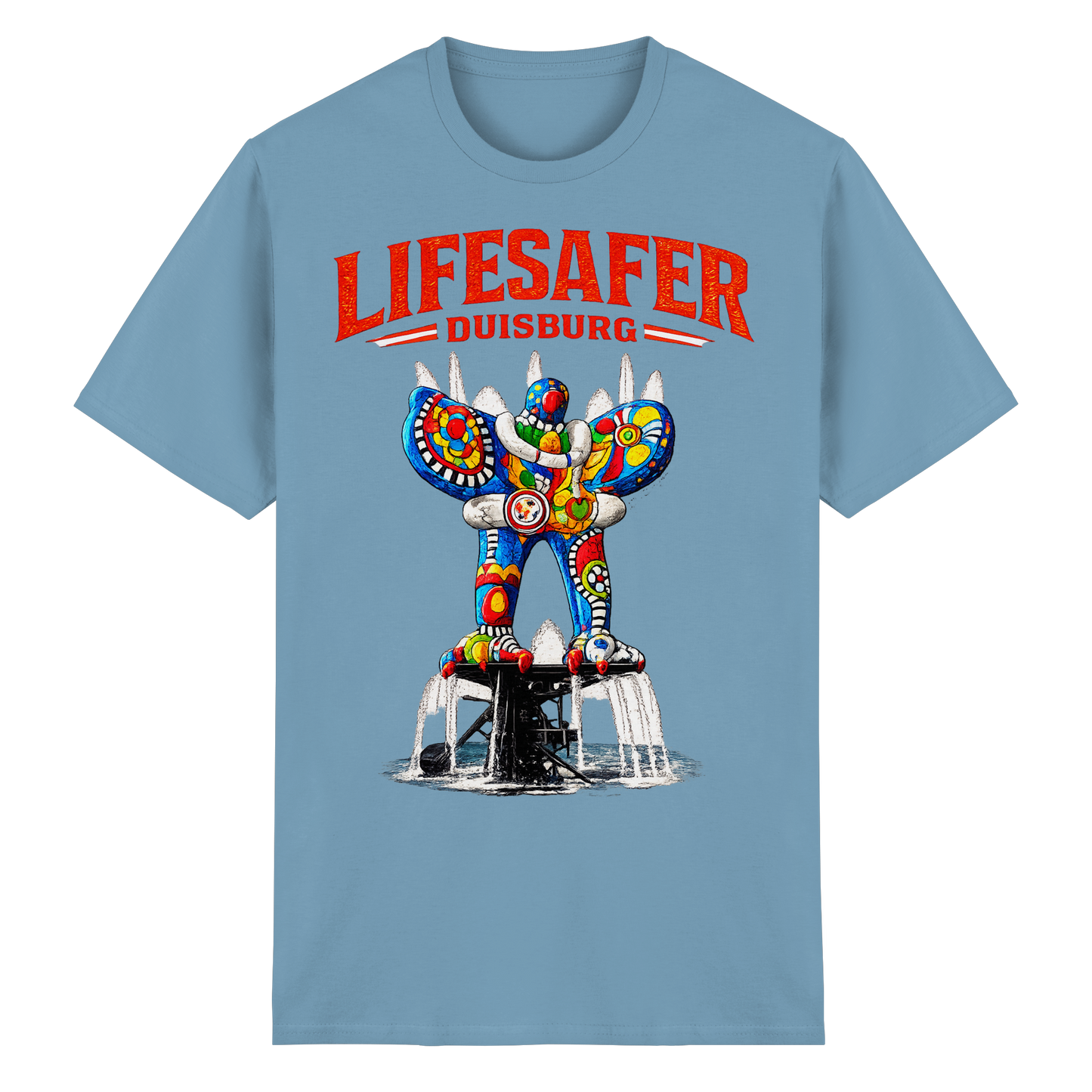 LIFESAFER Duisburg – Brunnen Edition - Heavy Cotton T-Shirt