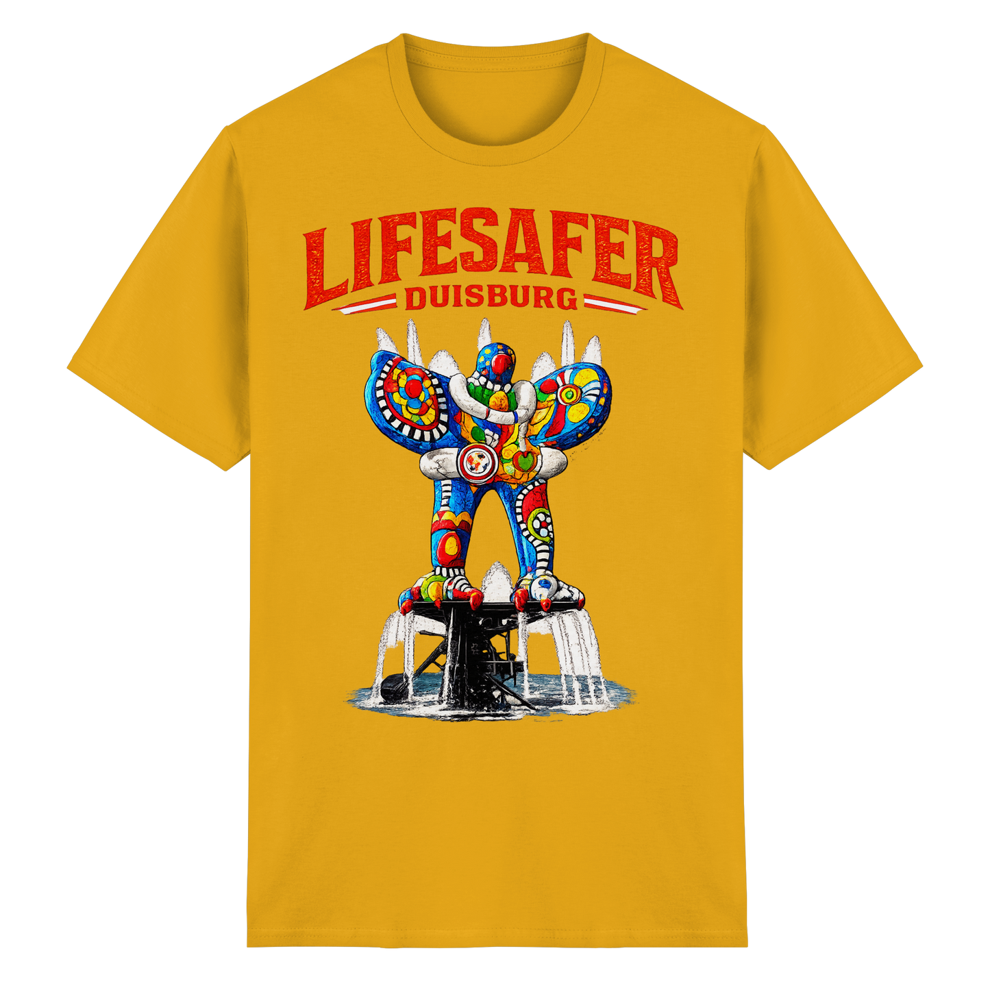 LIFESAFER Duisburg – Brunnen Edition - Heavy Cotton T-Shirt