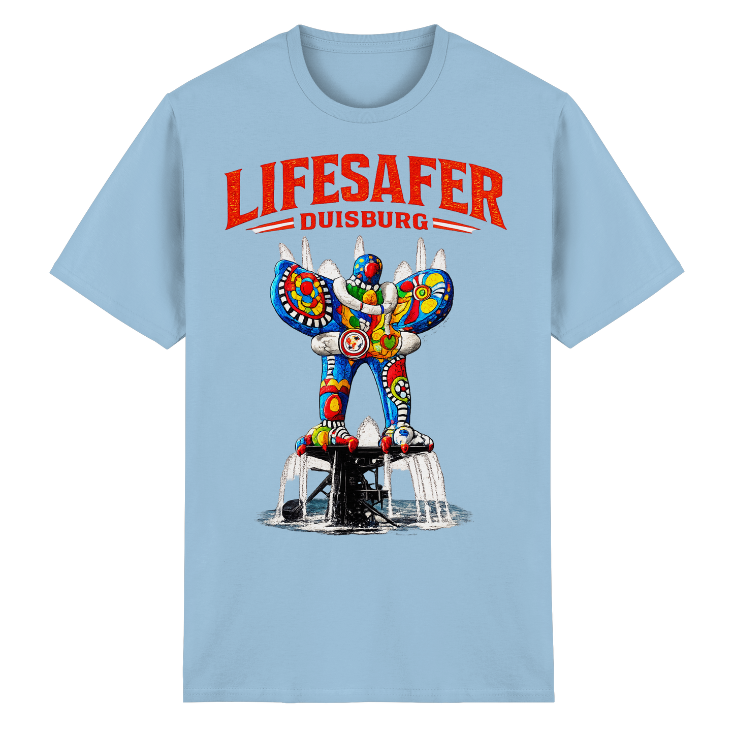 LIFESAFER Duisburg – Brunnen Edition - Heavy Cotton T-Shirt