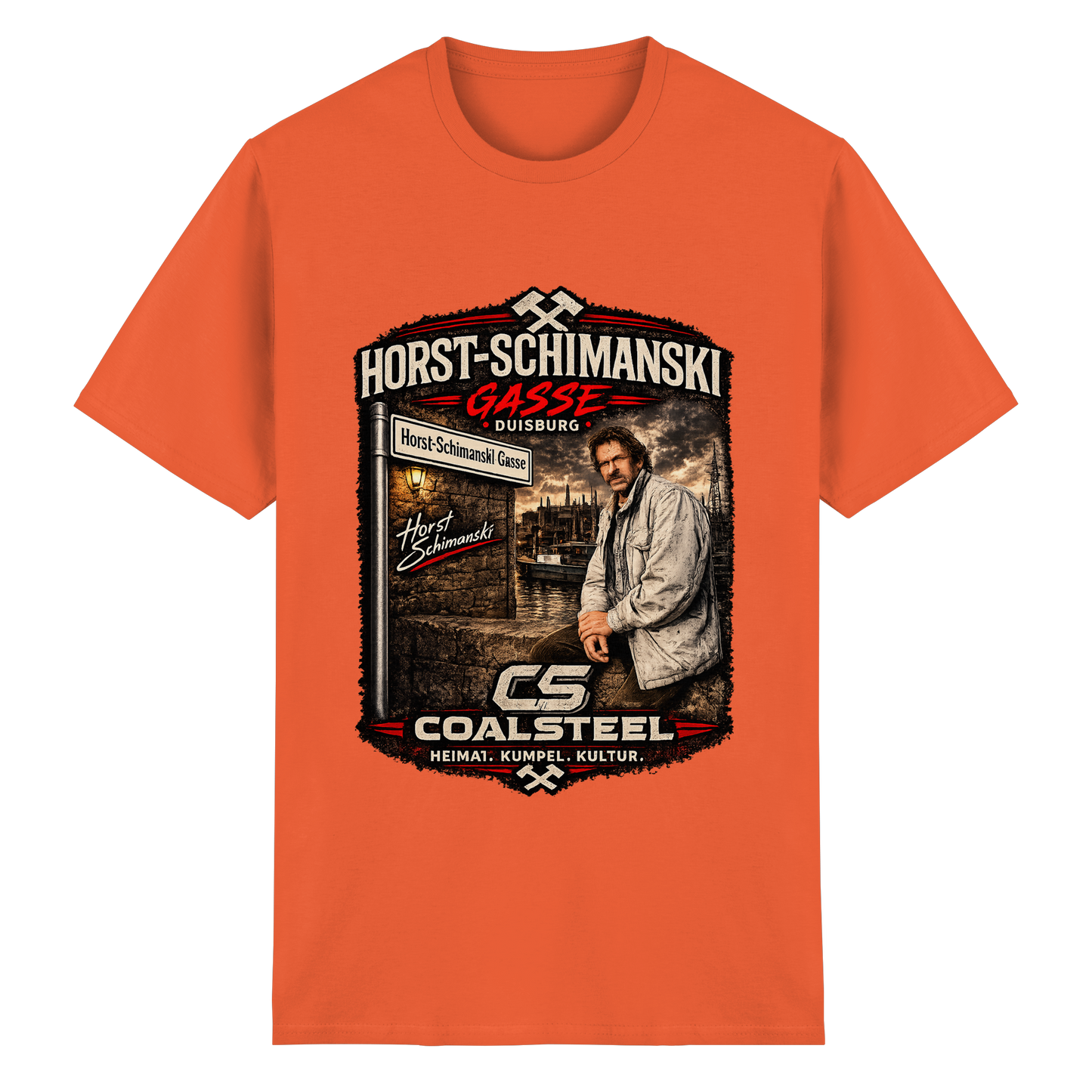 Horst Schimanski Gasse DUISBURG - Heavy Cotton T-Shirt