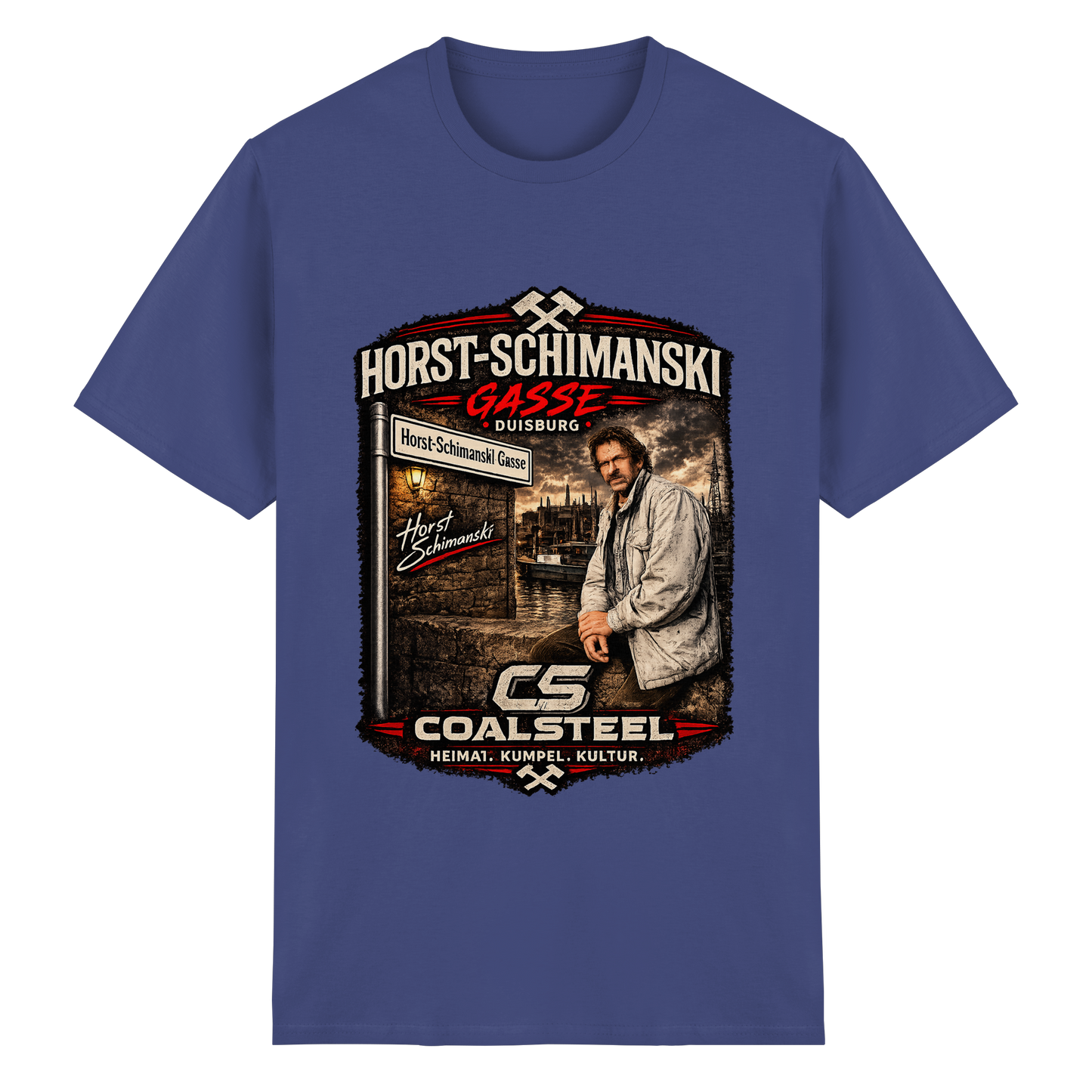 Horst Schimanski Gasse DUISBURG - Heavy Cotton T-Shirt
