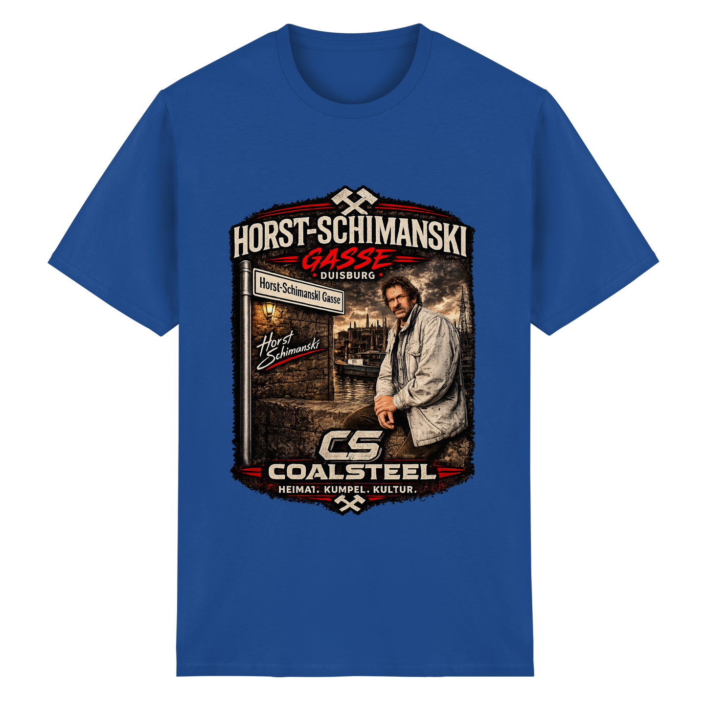 Horst Schimanski Gasse DUISBURG - Heavy Cotton T-Shirt