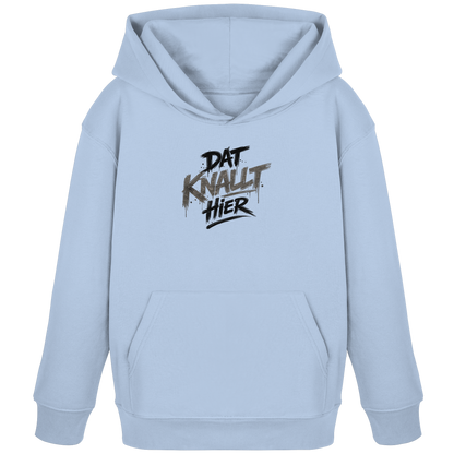 DAT KNALLT HIER – Ruhrpott Graffiti - Kids Organic Hoodie