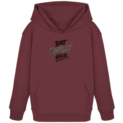 DAT KNALLT HIER – Ruhrpott Graffiti - Kids Organic Hoodie