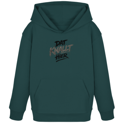 DAT KNALLT HIER – Ruhrpott Graffiti - Kids Organic Hoodie