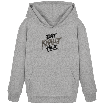 DAT KNALLT HIER – Ruhrpott Graffiti - Kids Organic Hoodie