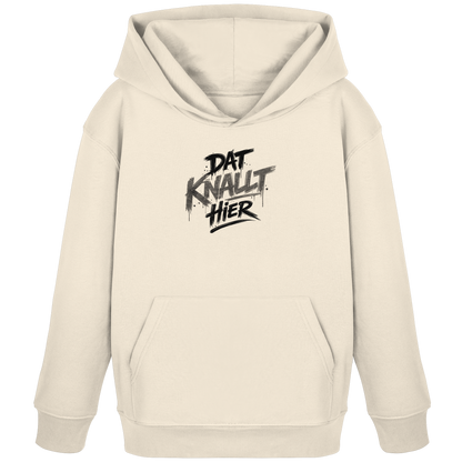 DAT KNALLT HIER – Ruhrpott Graffiti - Kids Organic Hoodie