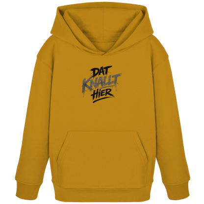 DAT KNALLT HIER – Ruhrpott Graffiti - Kids Organic Hoodie