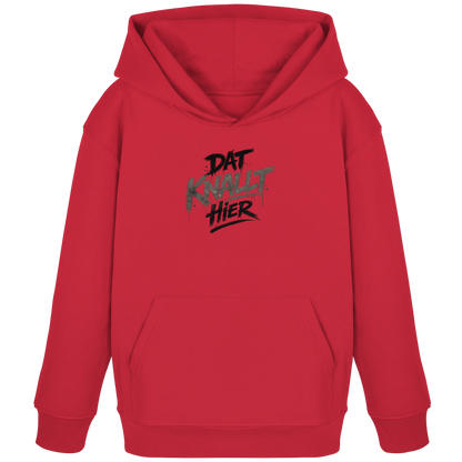 DAT KNALLT HIER – Ruhrpott Graffiti - Kids Organic Hoodie