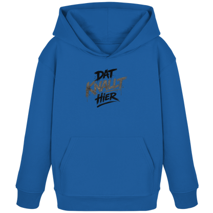 DAT KNALLT HIER – Ruhrpott Graffiti - Kids Organic Hoodie