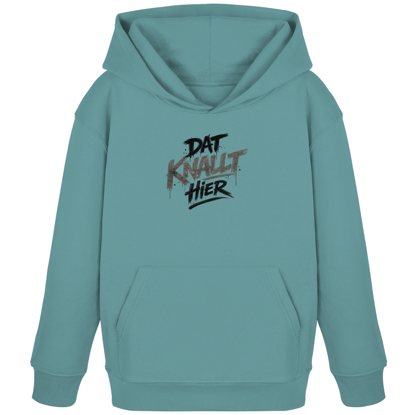 DAT KNALLT HIER – Ruhrpott Graffiti - Kids Organic Hoodie