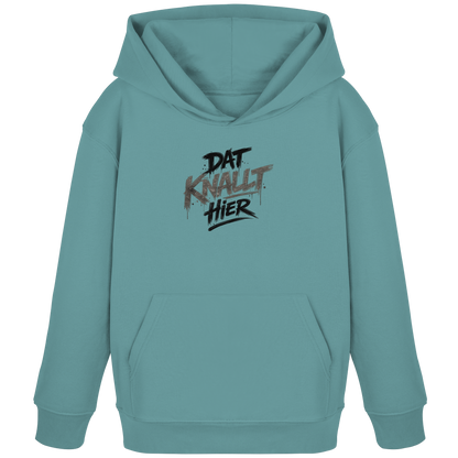 DAT KNALLT HIER – Ruhrpott Graffiti - Kids Organic Hoodie