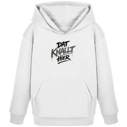DAT KNALLT HIER – Ruhrpott Graffiti - Kids Organic Hoodie