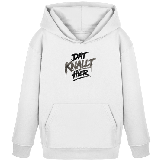 DAT KNALLT HIER – Ruhrpott Graffiti - Kids Organic Hoodie