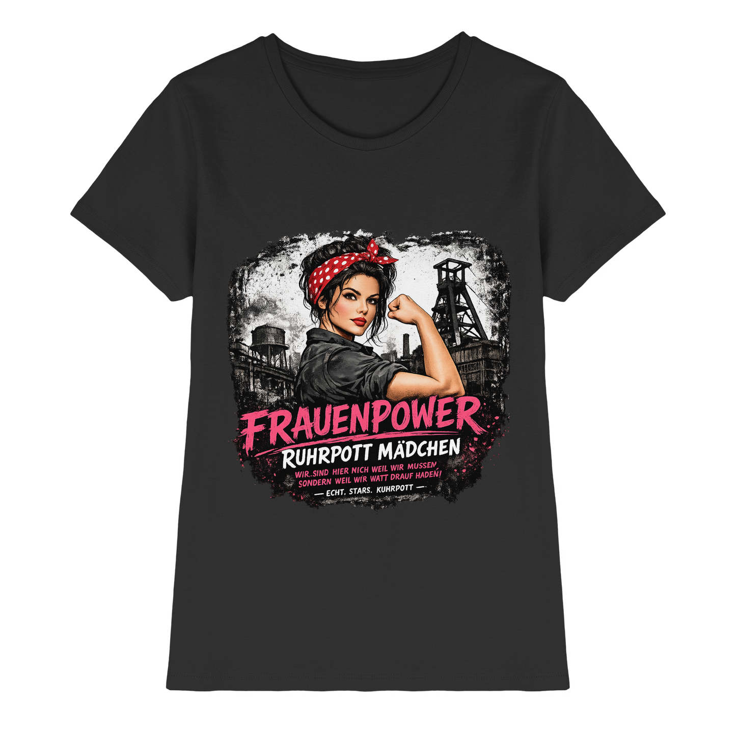 Frauenpower Ruhrpott Mädchen - Ladies Premium Shirt