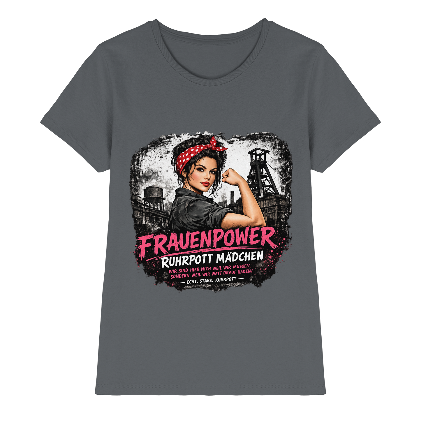 Frauenpower Ruhrpott Mädchen - Ladies Premium Shirt
