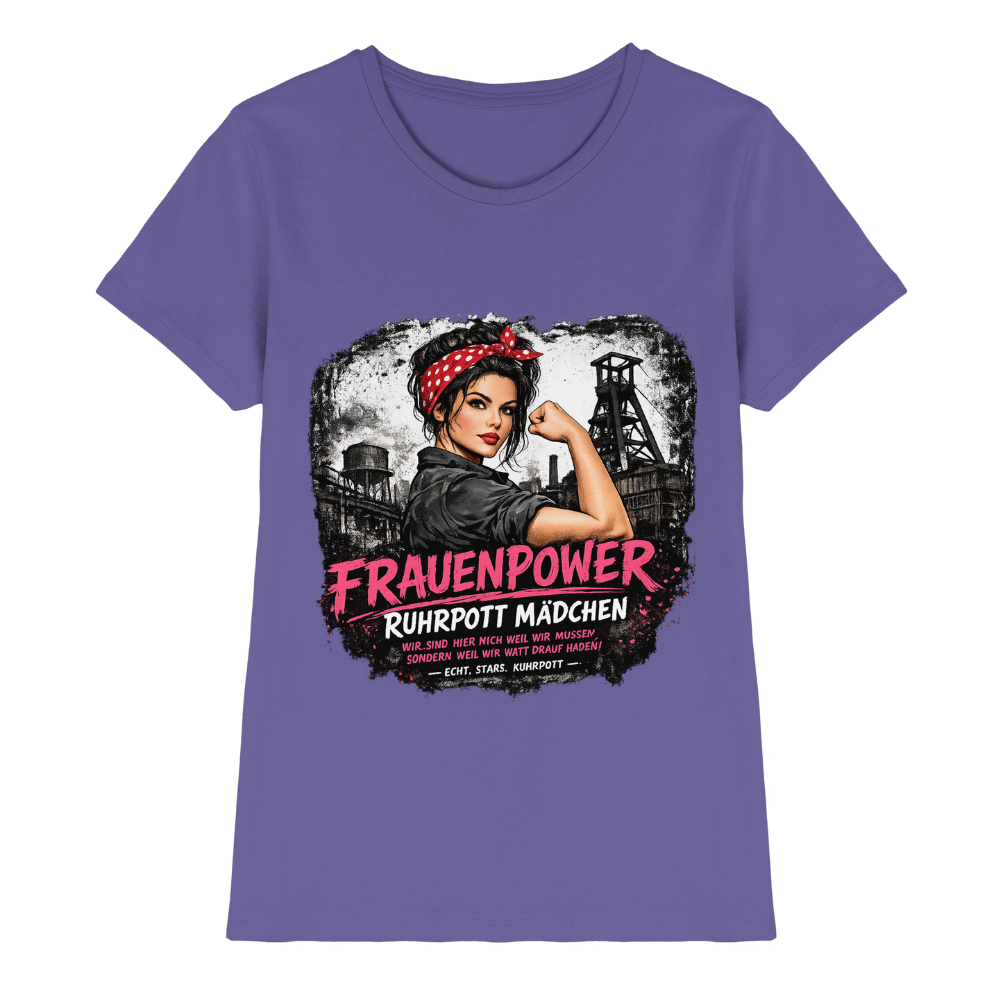 Frauenpower Ruhrpott Mädchen - Ladies Premium Shirt