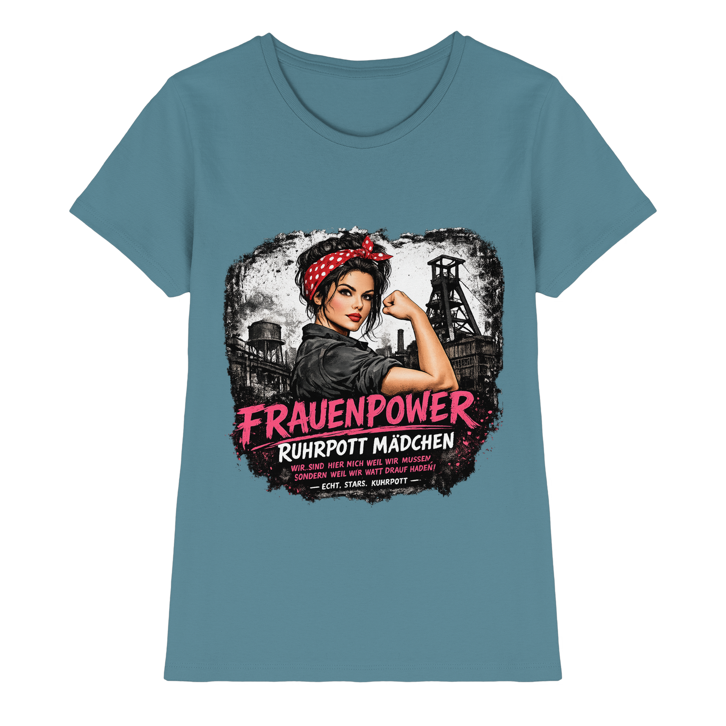 Frauenpower Ruhrpott Mädchen - Ladies Premium Shirt