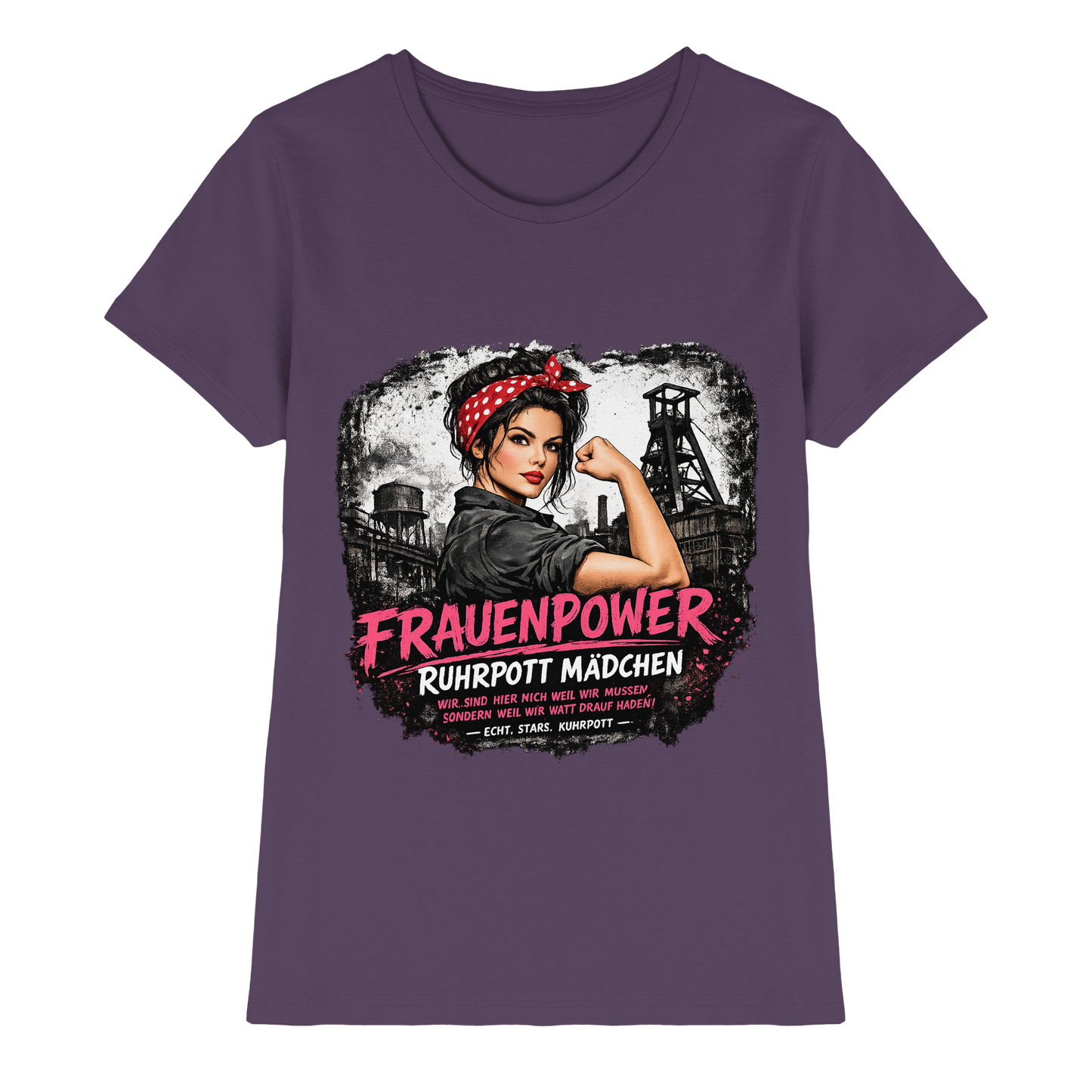 Frauenpower Ruhrpott Mädchen - Ladies Premium Shirt