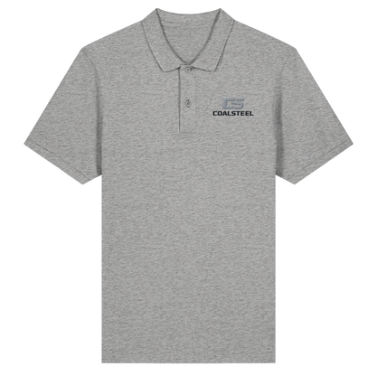 Coalsteel Classic Logo - Organic Fitted Poloshirt