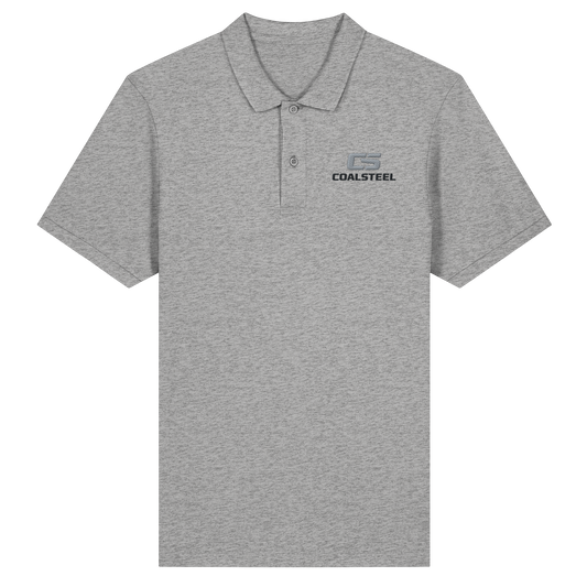 Coalsteel Classic Logo - Organic Fitted Poloshirt