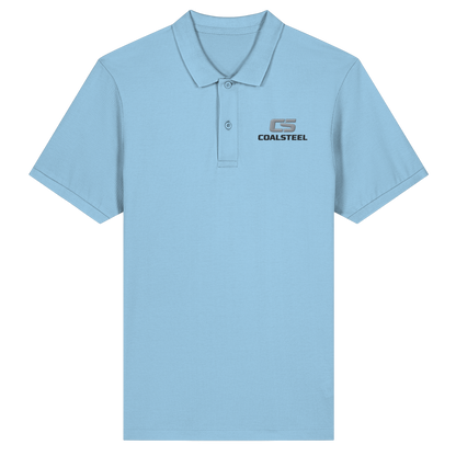 Coalsteel Classic Logo - Organic Fitted Poloshirt