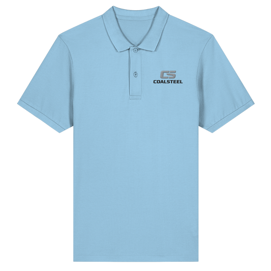 Coalsteel Classic Logo - Organic Fitted Poloshirt